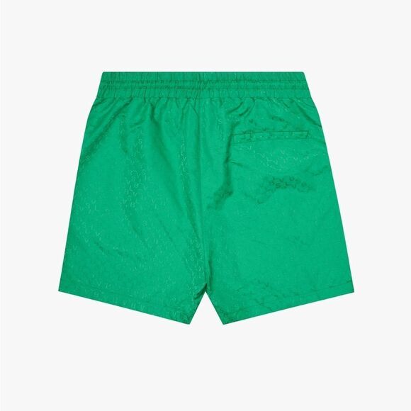 VALABASAS SIGNATURE‎ SCRIPT" GREEN NYLON SHORTS size XL nwt - Picture 3 of 7